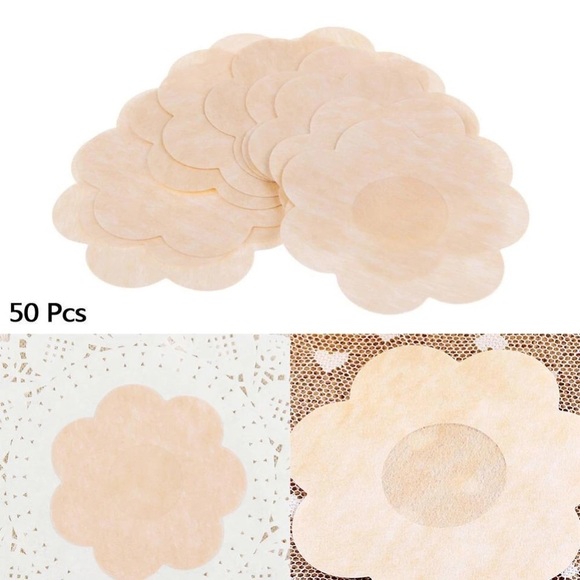 50 pc Breast Petals Nipple Covers - Picture 3 of 3